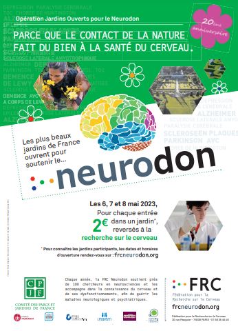 Jardins Ouverts pour le Neurodon 2023 - #20ANS